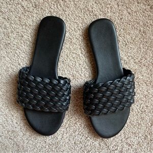 Mtzyoa Braided Leather Sandals